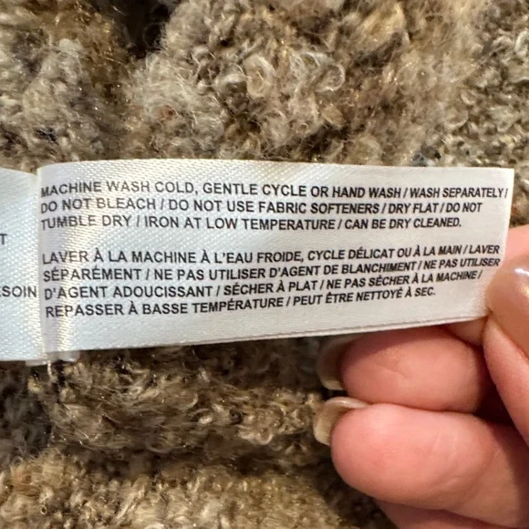 Figs Women's V-Neck Sweater - Tan - Picture 10 of 10